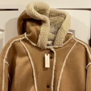 Anthropology Sherpa Coat